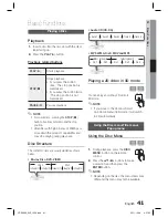 Preview for 41 page of Samsung HT-D5200 User Manual