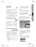 Preview for 45 page of Samsung HT-D5200 User Manual