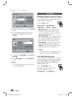 Preview for 48 page of Samsung HT-D5200 User Manual