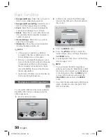 Preview for 50 page of Samsung HT-D5200 User Manual