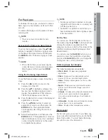 Preview for 63 page of Samsung HT-D5200 User Manual