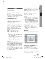 Предварительный просмотр 43 страницы Samsung HT-D5330 User Manual