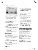 Предварительный просмотр 58 страницы Samsung HT-D5330 User Manual