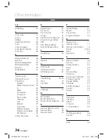 Предварительный просмотр 74 страницы Samsung HT-D5330 User Manual