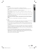 Предварительный просмотр 23 страницы Samsung HT-D5350 User Manual