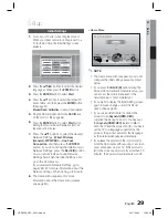 Предварительный просмотр 29 страницы Samsung HT-D5350 User Manual