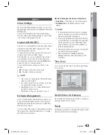 Предварительный просмотр 43 страницы Samsung HT-D5350 User Manual