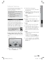 Предварительный просмотр 61 страницы Samsung HT-D5350 User Manual