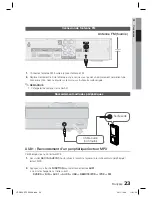 Предварительный просмотр 23 страницы Samsung HT-D550 Manual De L'Utilisateur