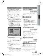 Предварительный просмотр 33 страницы Samsung HT-D550 Manual De L'Utilisateur