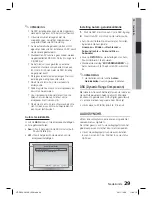 Предварительный просмотр 78 страницы Samsung HT-D550 Manual De L'Utilisateur