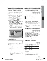 Предварительный просмотр 131 страницы Samsung HT-D550 Manual De L'Utilisateur