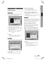 Предварительный просмотр 27 страницы Samsung HT-D550 User Manual