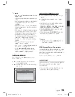 Предварительный просмотр 29 страницы Samsung HT-D550 User Manual