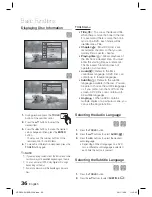 Предварительный просмотр 36 страницы Samsung HT-D550 User Manual