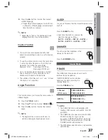 Предварительный просмотр 37 страницы Samsung HT-D550 User Manual