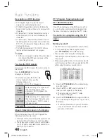 Предварительный просмотр 40 страницы Samsung HT-D550 User Manual