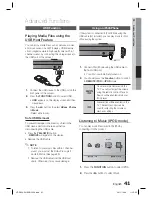 Предварительный просмотр 41 страницы Samsung HT-D550 User Manual