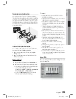 Предварительный просмотр 35 страницы Samsung HT-D5500 User Manual