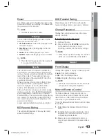 Предварительный просмотр 43 страницы Samsung HT-D5500 User Manual