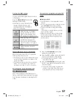 Предварительный просмотр 57 страницы Samsung HT-D5500 User Manual