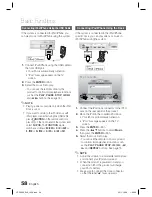 Предварительный просмотр 58 страницы Samsung HT-D5500 User Manual