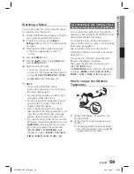 Предварительный просмотр 59 страницы Samsung HT-D5500 User Manual