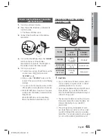 Предварительный просмотр 61 страницы Samsung HT-D5500 User Manual