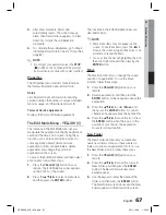 Предварительный просмотр 67 страницы Samsung HT-D5500 User Manual