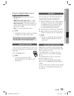 Предварительный просмотр 71 страницы Samsung HT-D5500 User Manual