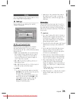 Предварительный просмотр 31 страницы Samsung HT-D5500K User Manual