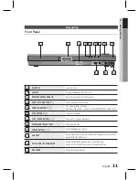 Предварительный просмотр 11 страницы Samsung HT-D550K User Manual