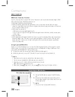 Предварительный просмотр 22 страницы Samsung HT-D550K User Manual