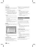 Предварительный просмотр 30 страницы Samsung HT-D550K User Manual