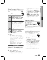 Предварительный просмотр 39 страницы Samsung HT-D550K User Manual