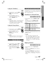 Предварительный просмотр 47 страницы Samsung HT-D5530 User Manual