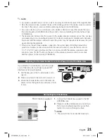 Предварительный просмотр 21 страницы Samsung HT-D5550W User Manual