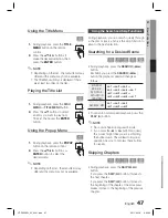 Предварительный просмотр 47 страницы Samsung HT-D5550W User Manual