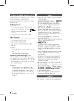 Предварительный просмотр 4 страницы Samsung HT-D5550WK User Manual