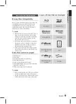 Предварительный просмотр 9 страницы Samsung HT-D5550WK User Manual