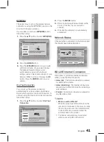 Предварительный просмотр 41 страницы Samsung HT-D5550WK User Manual