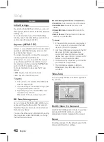 Предварительный просмотр 42 страницы Samsung HT-D5550WK User Manual