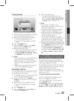 Предварительный просмотр 57 страницы Samsung HT-D5550WK User Manual