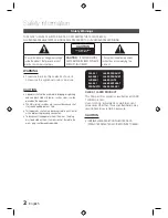 Предварительный просмотр 2 страницы Samsung HT-D555W User Manual