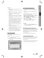 Предварительный просмотр 27 страницы Samsung HT-D555W User Manual