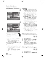 Предварительный просмотр 34 страницы Samsung HT-D555W User Manual