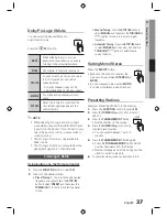 Предварительный просмотр 37 страницы Samsung HT-D555W User Manual