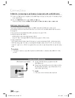 Предварительный просмотр 24 страницы Samsung HT-D6500W User Manual