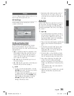 Предварительный просмотр 31 страницы Samsung HT-D6500W User Manual