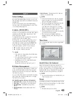 Предварительный просмотр 43 страницы Samsung HT-D6500W User Manual